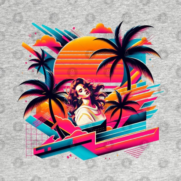 Lana Del Rey - Sunset Heist by Tiger Mountain Design Co.
